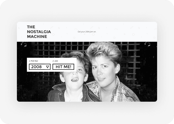 Cover Image for The Nostalgia Machine
